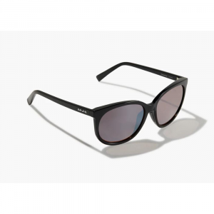Bajio Casuarina Sunglasses - Polarized - Black Gloss with Silver Mirror Plastic