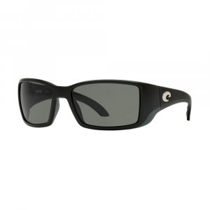 Costa Blackfin Sunglasses - Polarized - Matte Black with Grey 580P