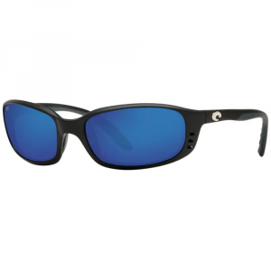 Costa Brine Sunglasses - Polarized - Matte Black with Grey 580P