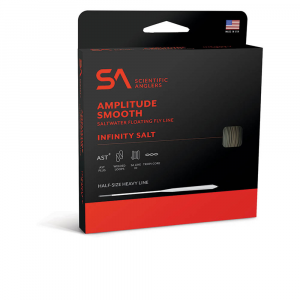 Scientific Anglers Amplitude Smooth Infinity Saltwater Fly Line - Black and Sand and Horizon - WF10F