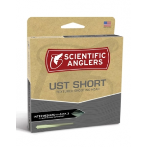 Scientific Anglers UST Short Single Density Floating Line - Orange and Willow - 10/11 Float