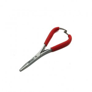 Scientific Anglers Tailout Mitten Scissor Clamp - Stainless and Red