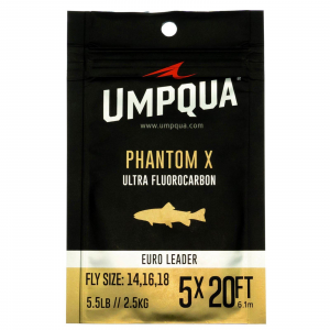Umpqua Phanton X Euro Nymph Leader - 20' - One Color - 4X