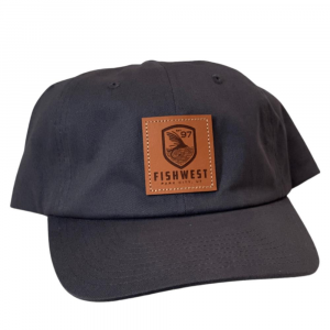 Fishwest Park City Logo Premium Cotton Dad Hat - Charcoal