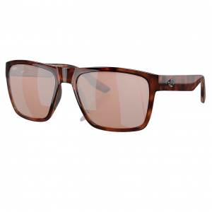 Costa Paunch XL Polarized Sunglasses - Tortoise with Copper Silver Mirror 580P