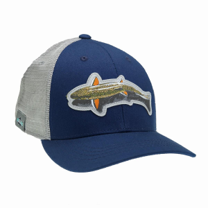 RepYourWater Shallow Water Native Brookie Hat - Navy and Light Grey