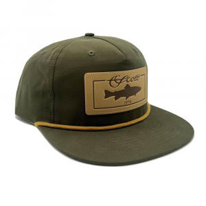 Scott Fly Rods Leather Trout Patch Hat - One Color