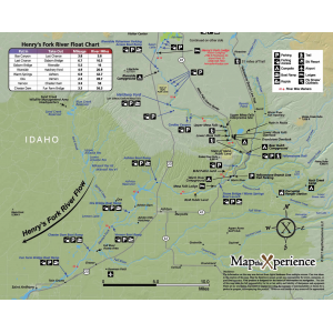 Map The Experience - Henry's Fork, Idaho Fishing and Fly Fishing Map
