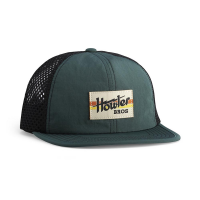 Howler Brothers Electric Stripe Tech Strapback Hat - Teal and Black