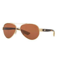 Costa Loreto Sunglasses - Polarized - Gold with Copper Silver Mirror 580P