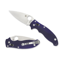 Spyderco Manix 2 Knife - Lightweight Trans Blue - One Size