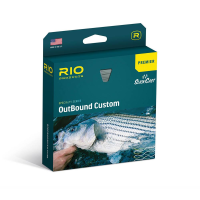 Rio Premier Outbound Custom Fly Line - Black and Transparent Blue - T-11