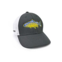 RepYourWater British Columbia Mesh Back Hat - Grey and White - One Size