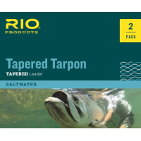 Rio Tapered Tarpon Leader- 2 Pack - One Color - 12FT 60LB