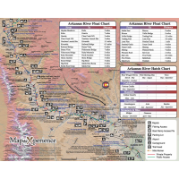 Map the Xperience - Arkansas River Map - One Color - One Size