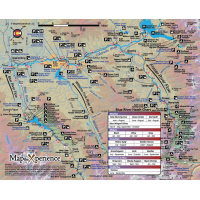 Map the Xperience - Blue River Map - One Color - One Size
