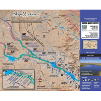 Map the Xperience - South Platte River, Colorado Fishing & Fly Fishing Map - One Color - One Size