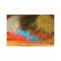 Hareline Dubbin Extra Select Craft Fur - Fluorescent Yellow - One Size
