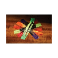 Hareline Dubbin Crazy Legs Tipped - Black and Purple - One Size