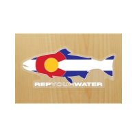RepYourWater Colorado Flag Sticker - Multi - One Size