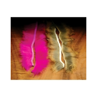 Hareline Dubbin Crosscut Rabbit Strips - Dark Brown - One Size