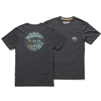 Howler Brothers Turbulent Waters Select Pocket T - Men's - Charcoal Heather - L