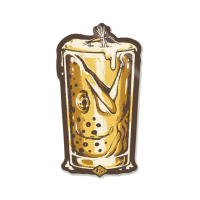 Lake Rivers Streams Brown Ale Decal - One Color