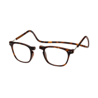 Clic Manhattan Oval Reading Glasses - Tortoise - +2.00