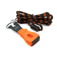 Umpqua River Grip PS Big Nippers With Lanyard - Hot Orange
