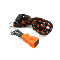 Umpqua Rivergrip PS Nippers with Lanyard - Hot Orange