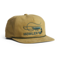 Howler Bros Skrimp Unstructured Snapback Hat - British Khaki