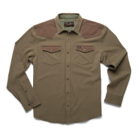 Howler Brothers Stockman Stretch Snapshirt - Men's - Dusty Green and Teak - L