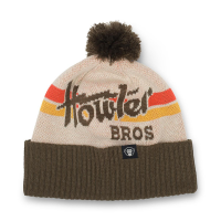 Howler Brothers Disco Beanie - Brown and White