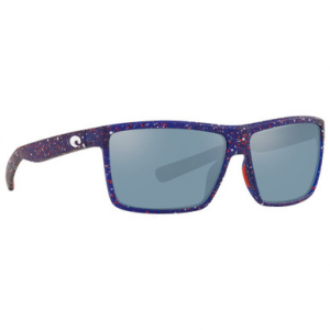 Costa Del Mar Costa Rinconcito Matte Blue Firework Frame Sunglasses w/Gray Silver Mirror 580P Lenses 06S9016-90162760