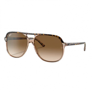 Ray-Ban Bill Havana on Transparent Brown Clear Gradient Brown 0RB2198-12925156