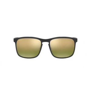 Ray-Ban Grey Green Mirror Gold Gradient Polar 0RB4264-8766O58