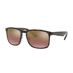 Ray-Ban Matte Havana Purple Mirror Gold Grad Polar 0RB4264-8946B58