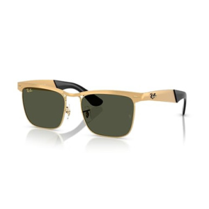 Ray-Ban Wayfarer Glasses Deluxe Sandblasted Legend Gold Green 0RB3875-92763356