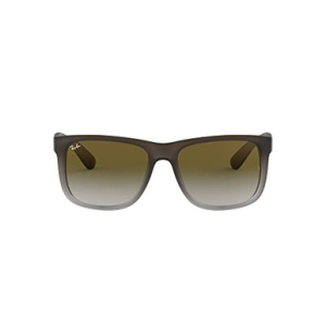 Ray-Ban Justin Rubber Brown on Grey Light Grey Gradient Green 0RB4165-8547Z55