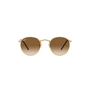 Ray-Ban Round Metal Gold Clear Gradient Brown 0RB3447-0015153