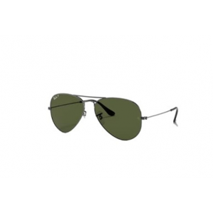 Ray-Ban Aviator Large Metal Gunmetal G-15 Green 0RB3025-W087958