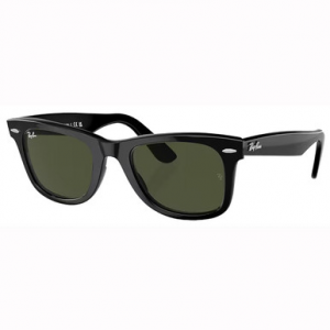 Ray-Ban Wayfarer Glasses Black G-15 Green 0RB2140-90150