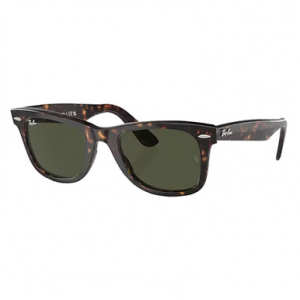 Ray-Ban Wayfarer Glasses Tortoise G-15 Green 0RB2140-90250