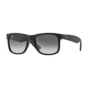 Ray-Ban Justin Rubber Black Light Grey Gradient Dark Grey 0RB4165-6018G51