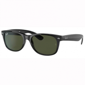 Ray-Ban New Wayfarer Glasses Black G-15 Green 0RB2132-90152