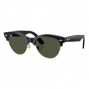 Ray-Ban Clubmaster Way Black on Gold Green 0RB2341-9013154