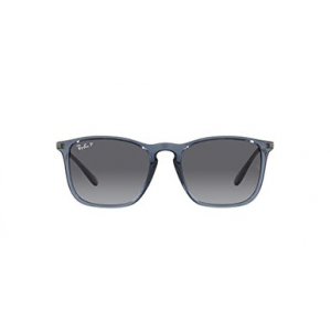 Ray-Ban Chris Transparent Blue Grey Gradient Polar 0RB4187-6592T354