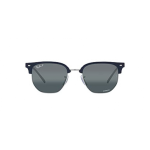 Ray-Ban New Clubmaster Blue on Silver Polar Blue Mirror 0RB4416-6656G653