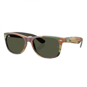 Ray-Ban New Wayfarer Glasses Green with Green Camu Green 0RB2132-68233155