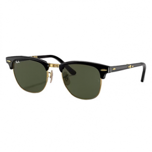 Ray-Ban Clubmaster Folding Black G-15 Green 0RB2176-90151